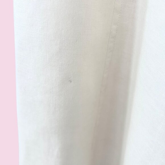 RICHARD MALCOLM LONG WHITE LINEN MAXI SKIRT - 12 - Picture 6 of 9